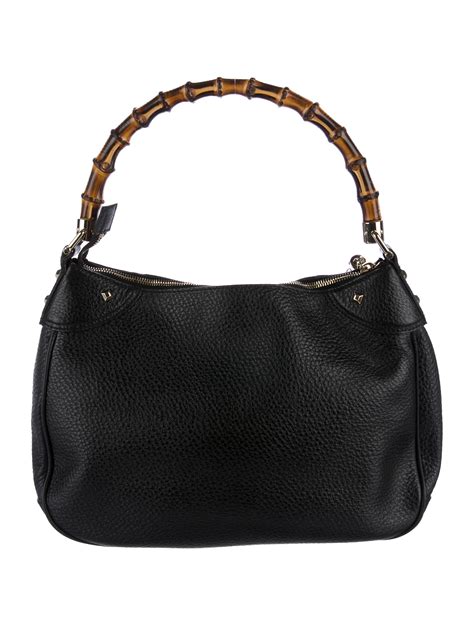 gucci bamboo handle hobo|Gucci bamboo handle shopper.